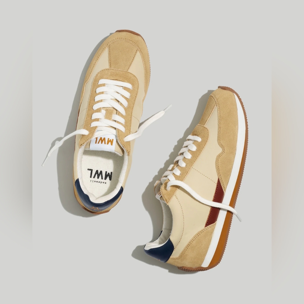 Madewell League Sneakers in Suede